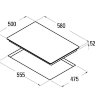 Газовая варочная панель GI 6004 X