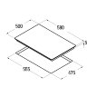 Газовая варочная панель GI 6031 X